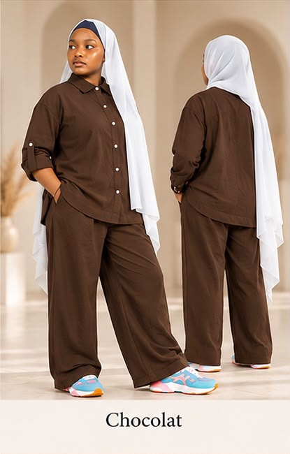 Ensemble Élan Lunøør, coloris chocolat