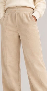 Pantalon en velours côtelé doublé polaire Lunøør, photo 2