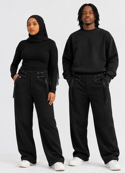 Pantalon en velours côtelé doublé polaire Lunøør, photo 12